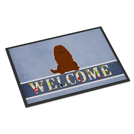 Carolines Treasures 18 x 27 in. Caucasian Shepherd Dog Welcome Indoor or Outdoor Mat BB5631MAT